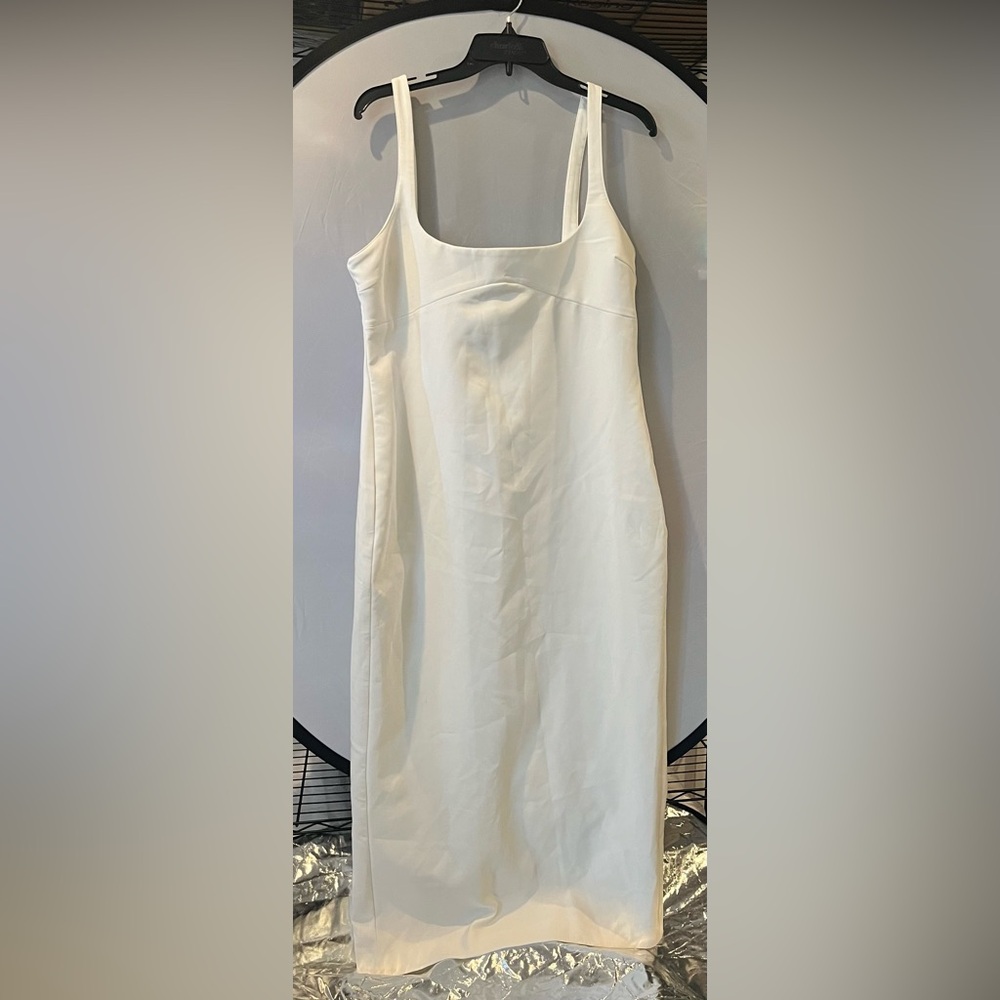 Zara White Midi Dress